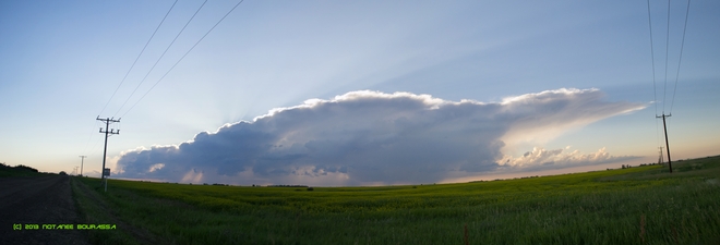 Pop-up Thunderstorm 15JUL2013 Colgate, Saskatchewan Canada