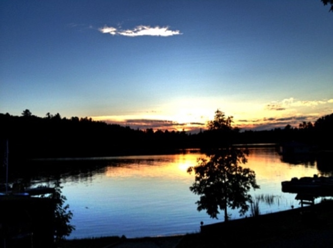 Lake life sunsets Nestor Falls, Ontario Canada
