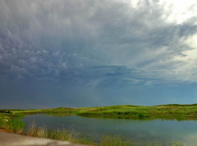 Storm Passing Niverville, Manitoba Canada