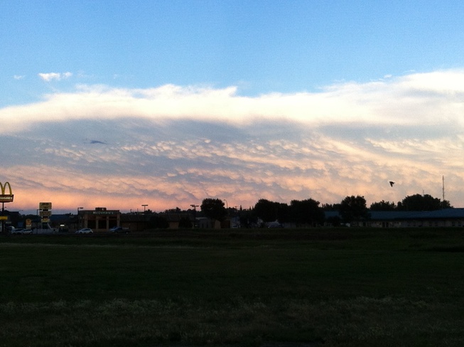 mammatus clouds Weyburn, Saskatchewan Canada