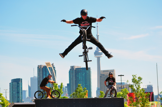 BMX rider Toronto, Ontario Canada