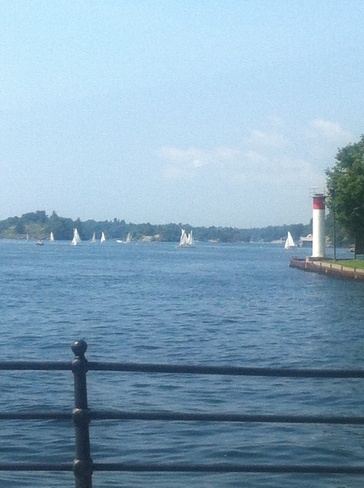 beautiful day on the water Brockville, Ontario Canada