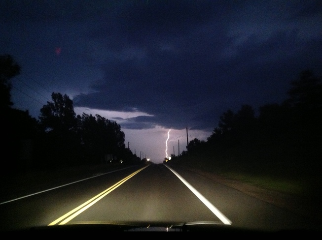 Lightning Strike Guelph, Ontario Canada