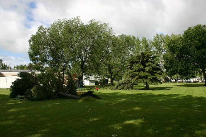 Parkland Acres Hit Hard Lacombe, Alberta Canada