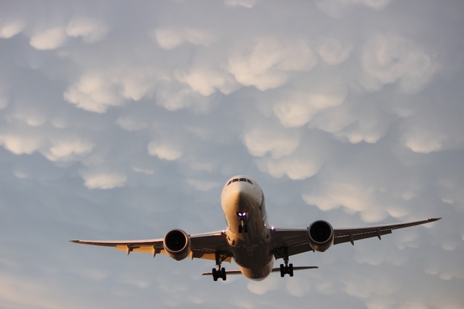 Pearson Airport Mammatous Clouds Toronto, Ontario Canada