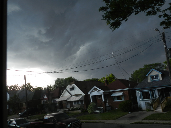 Storm clouds Hamilton, Ontario Canada