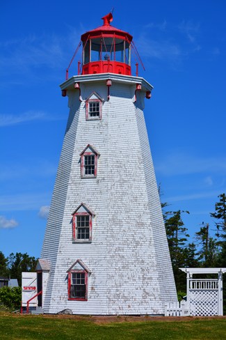 Panmure Island Lighthouse est. 1853 Gaspereaux, Prince Edward Island Canada