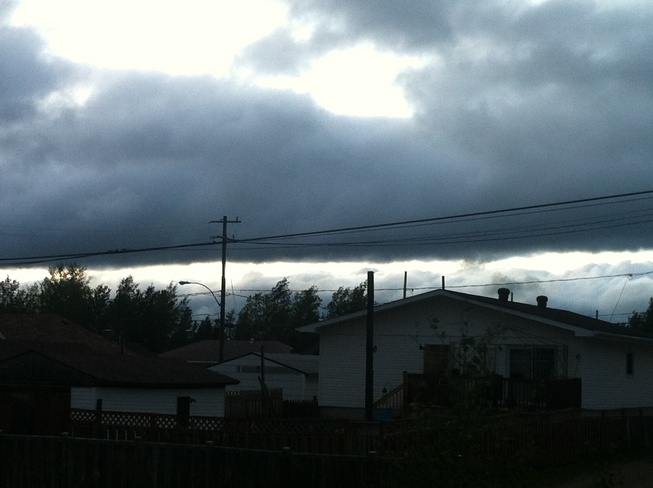 strange cloud Geraldton, Ontario Canada