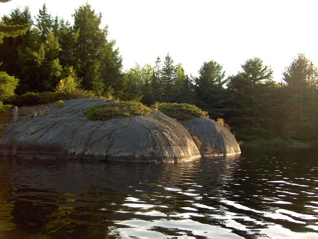 Moose Lake Butt Rocks Massey, Ontario Canada