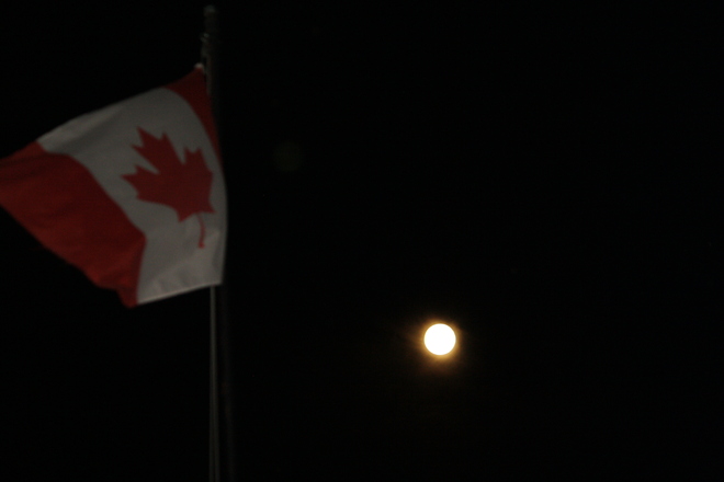 Canadian Full Moon Allenford, Ontario Canada