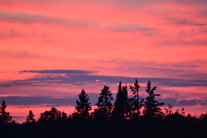evansville sunset Sturgeon Falls, Ontario Canada
