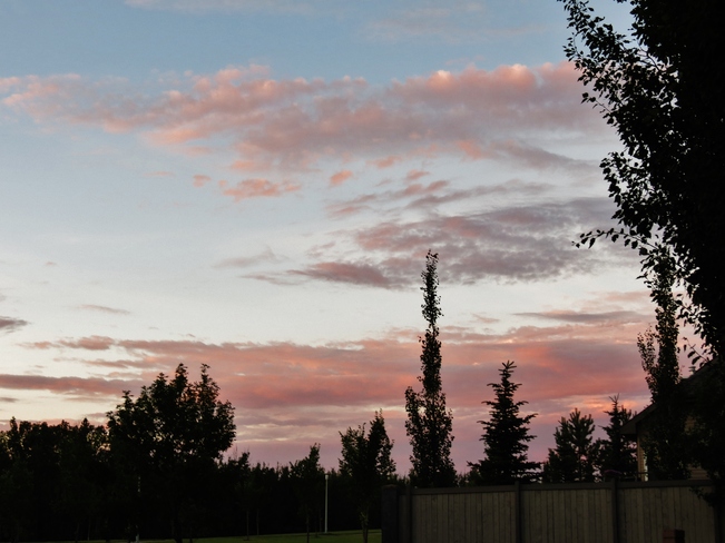 morning sky Edmonton, Alberta Canada
