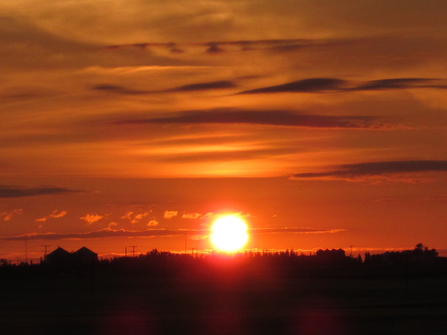 Early Morning Sun Kindersley No. 290, Saskatchewan Canada