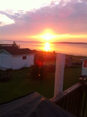 sunset Birchy Bay, Newfoundland and Labrador Canada