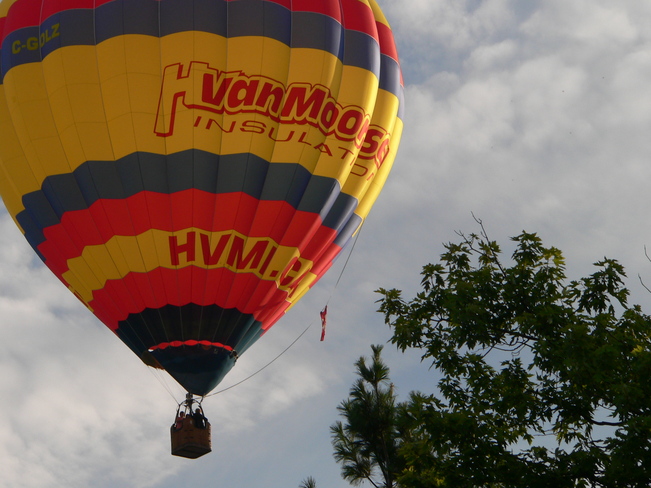 hot air balloon Mitchell, Ontario Canada