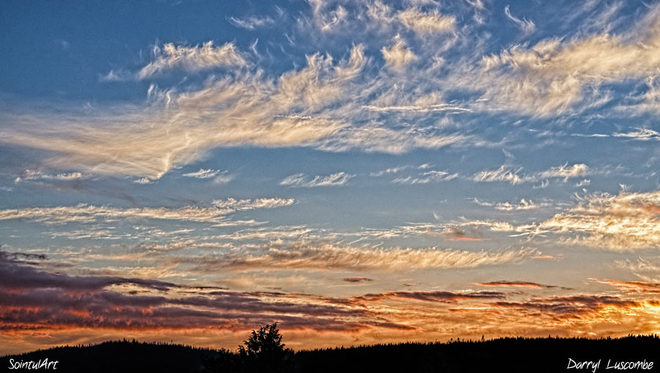 Sunset over Sointula Sointula, British Columbia Canada