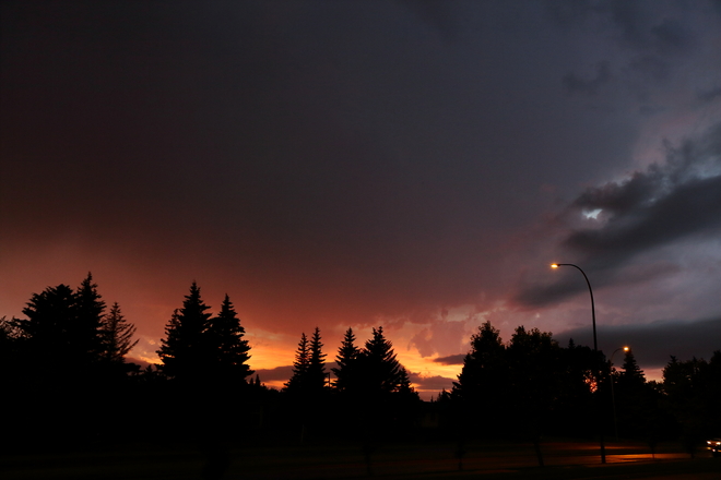 Sunset Storm Calgary, Alberta Canada