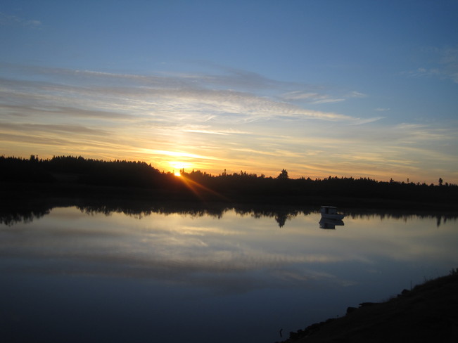 Morning sunrise Deer Lake, Newfoundland and Labrador Canada