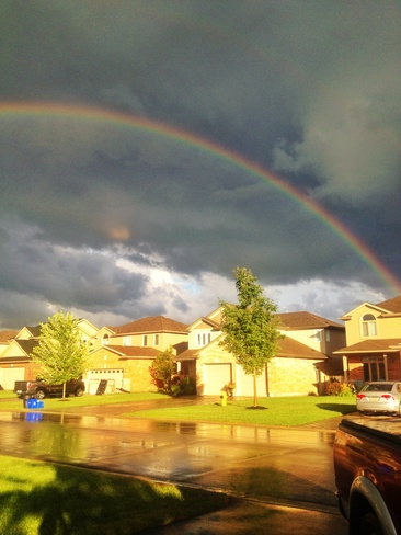 Rainbow, rainbow. Thamesford, Ontario Canada