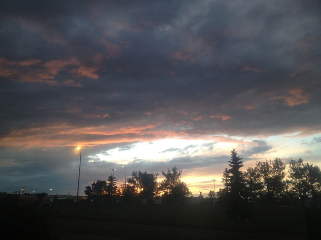 Beautiful Sunset Calgary, Alberta Canada