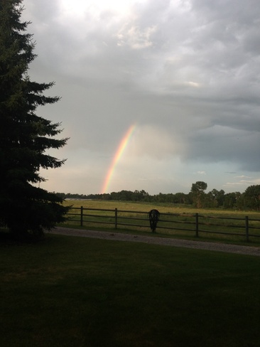 rainbow Fort MacLeod, Alberta Canada