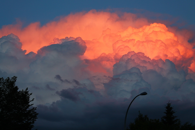 Storm clouds Edmonton, Alberta Canada