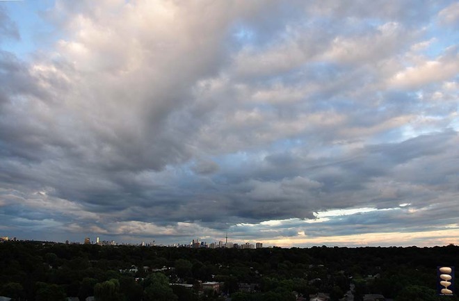 Clouds over the City Toronto, Ontario Canada