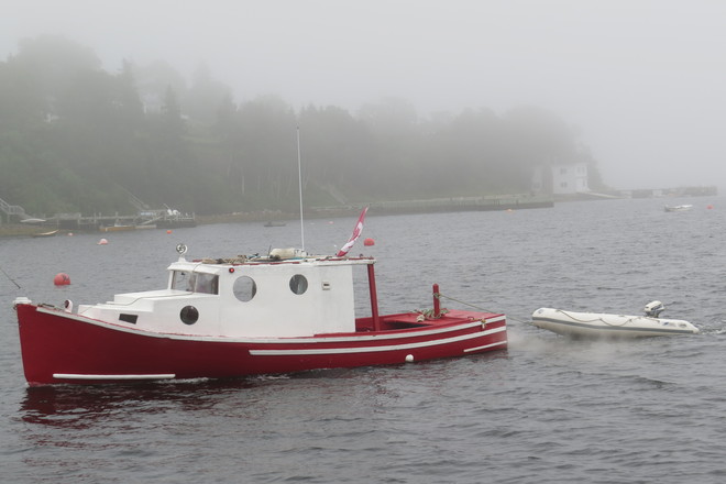 Fishing Boat Returns To Port Chester, Nova Scotia Canada