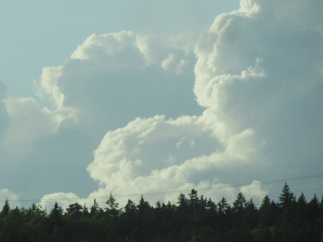 Heavy huge clouds This eve Sackville, New Brunswick Canada