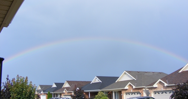 Rainbow after the Storm Port Rowan, Ontario Canada