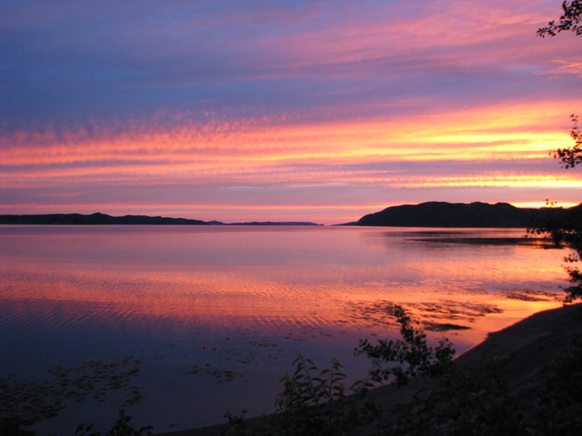 Beautiful sunrise Glovertown, Newfoundland and Labrador Canada