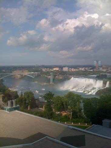Overlooking the Niagara River Niagara Falls, Ontario Canada