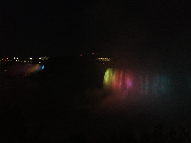 light it up Niagara Falls, Ontario Canada