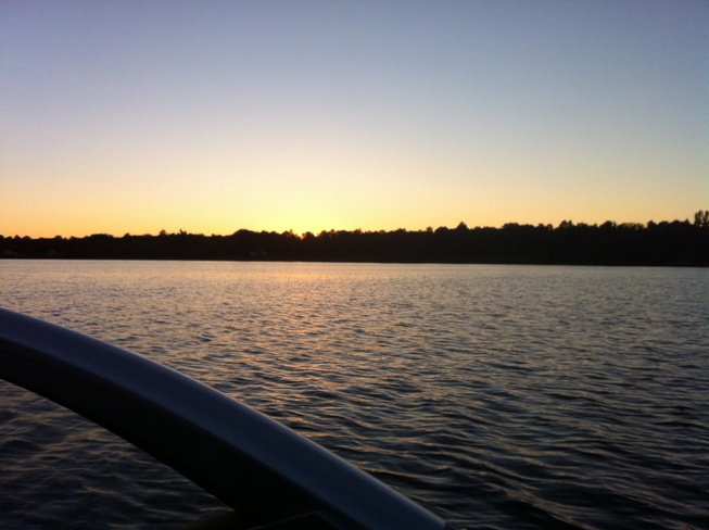 sunsets on Sydenham Lake South Frontenac, Ontario Canada