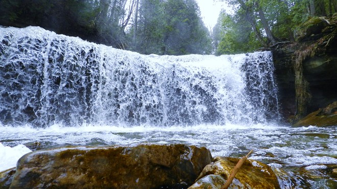 hidden waterfall Hockley Valley, Ontario Canada