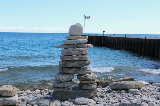 Inukshuk Dyer's Bay, Ontario Canada