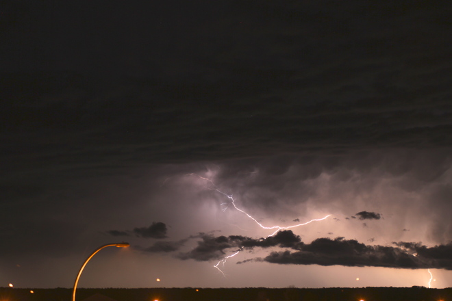 Electrical Storm Whitecourt, Alberta Canada