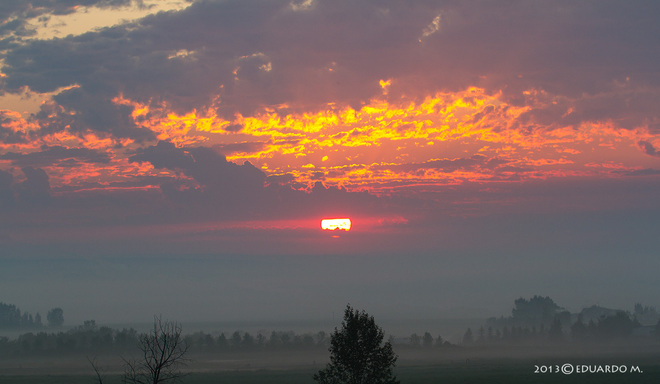 Just Beautiful Morning Clouds Standard, Alberta Canada