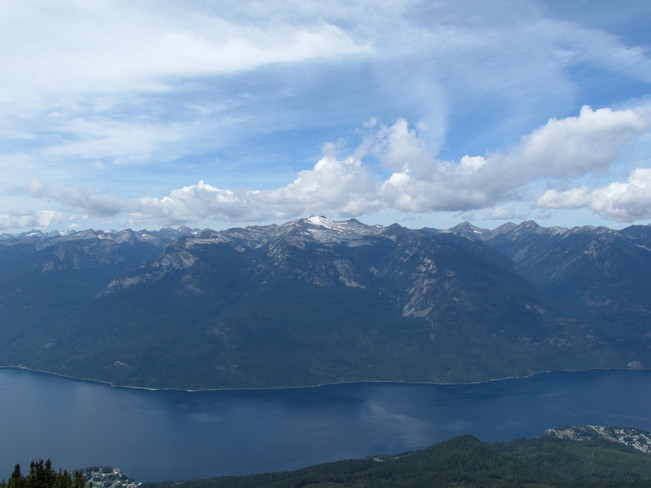 SLOCAN LAKE LOOKING WEST New Denver, British Columbia Canada