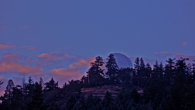 Observatory at twilight Victoria, British Columbia Canada