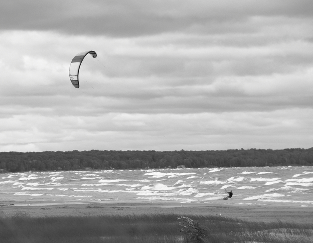 Cold and Windy at Sauble Beach Sauble Beach North, Ontario Canada