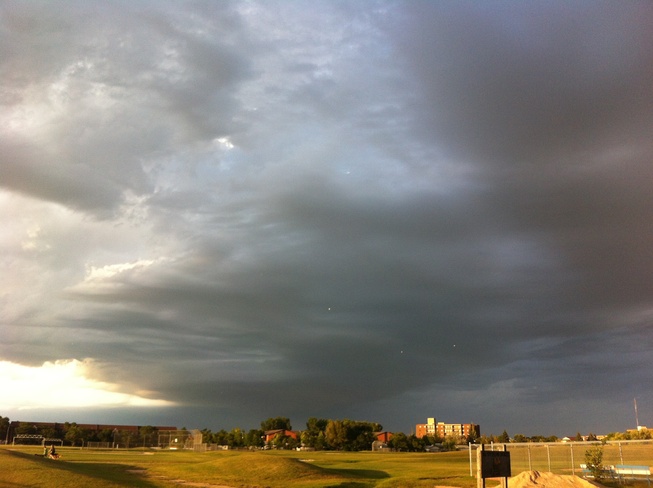 some scary looking clouds Winnipeg, Manitoba Canada