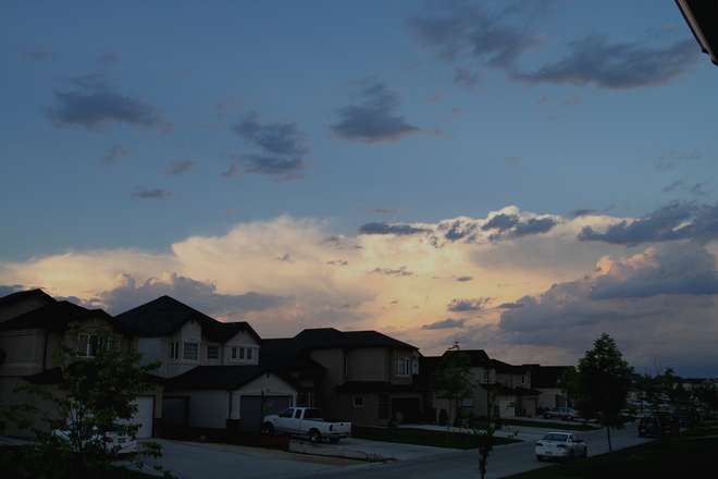 Storm Cell Over Southeastern MAnitoba 