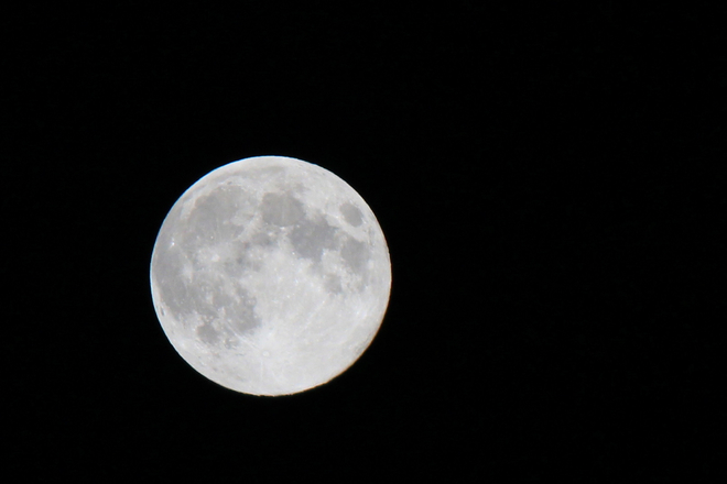 Full Moon Boissevain, Manitoba Canada