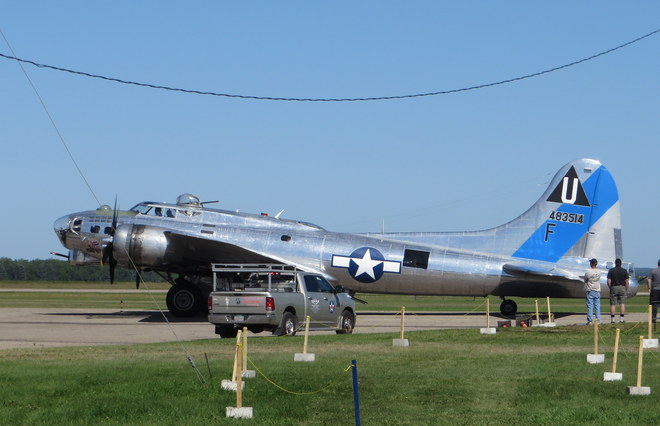 B-17 Bomber Brandon, Manitoba Canada