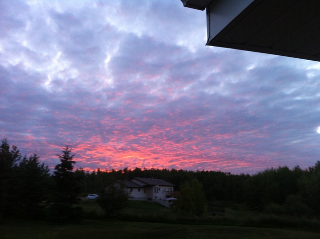 Morning sky Beaver County No. 9, Alberta Canada