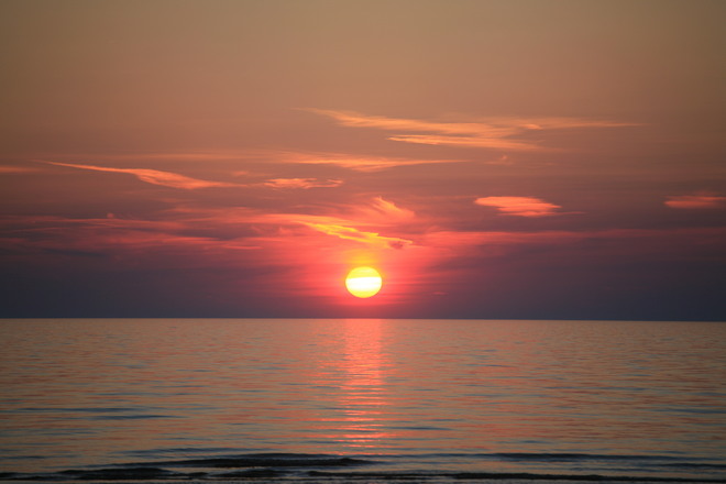 Sunset at Sauble Beach Sauble Beach, Ontario Canada