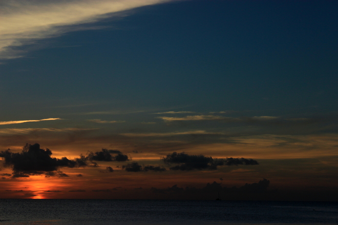 sunset Castries, St. Lucia