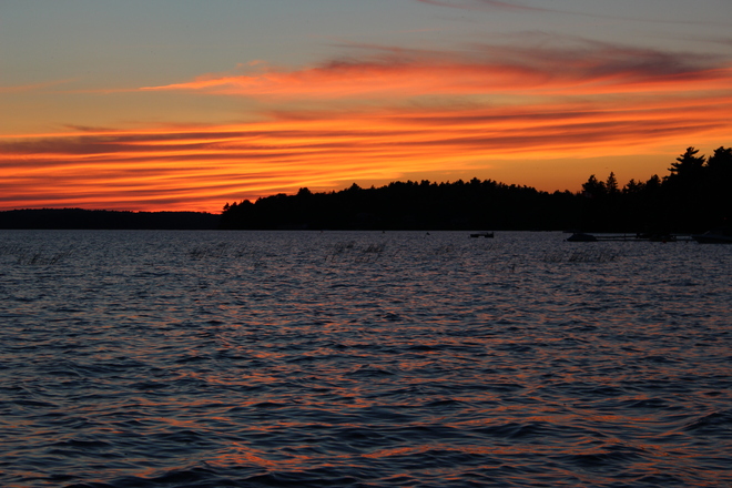 sunset Mahone Bay, Nova Scotia Canada