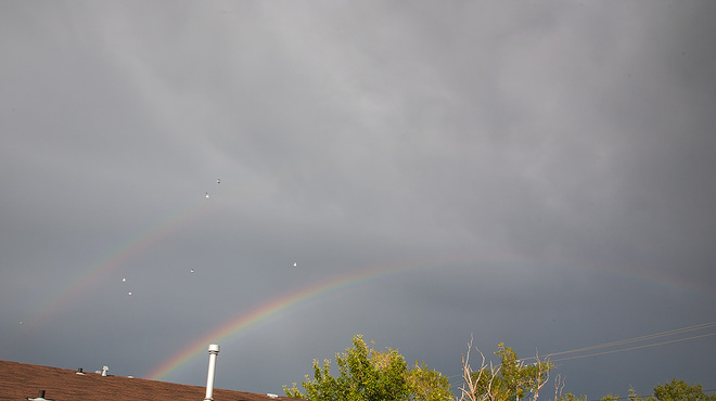 Rainbow and a half Calgary, Alberta Canada